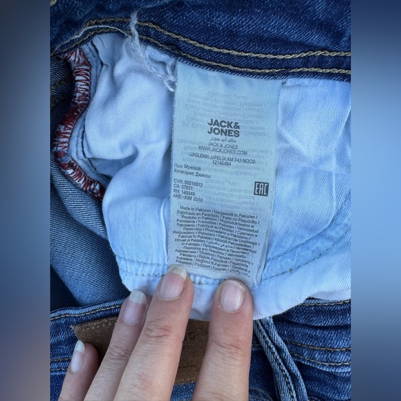 Jack & Jones Blue Slim Fit Jeans - Picture 12 of 16